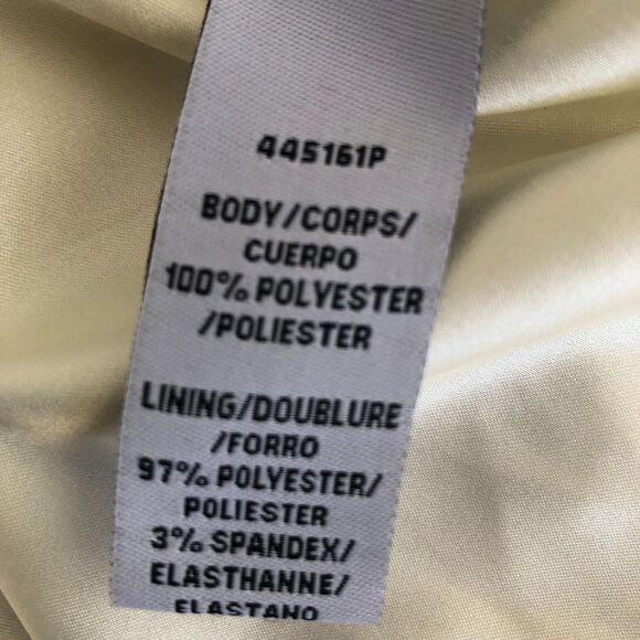 MONIQUE L HUILLIER White Lace Bell-Sleeve Tiered Bridal Party Dress 4P‎ NWT $500 - Picture 15 of 16